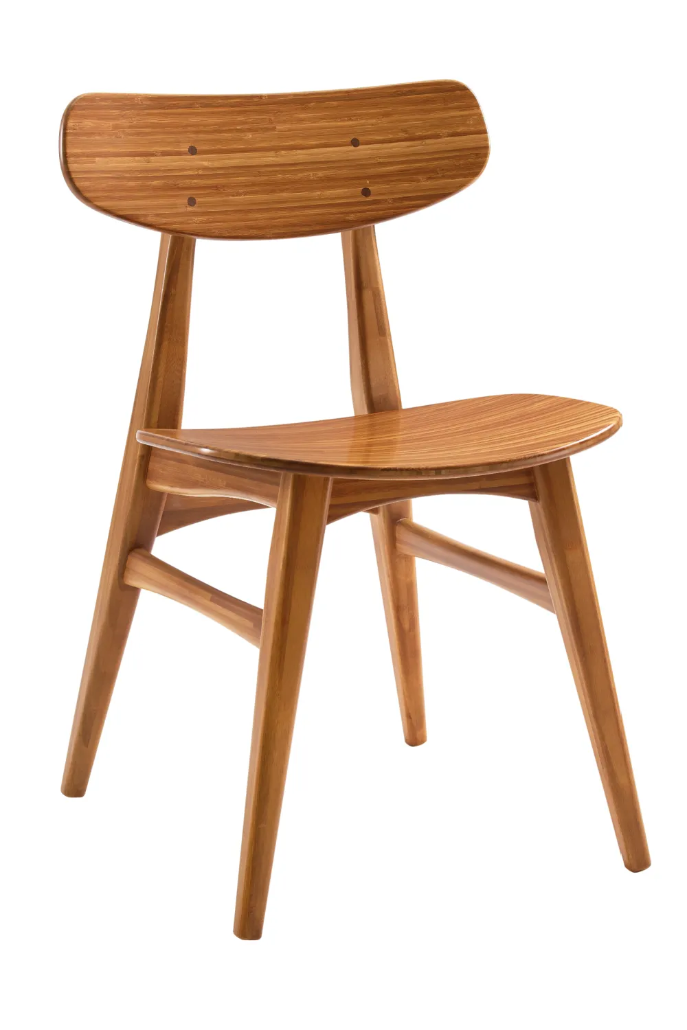 Scandinavian Bamboo Dining Chair (Set of 2) | Greenington Cassia