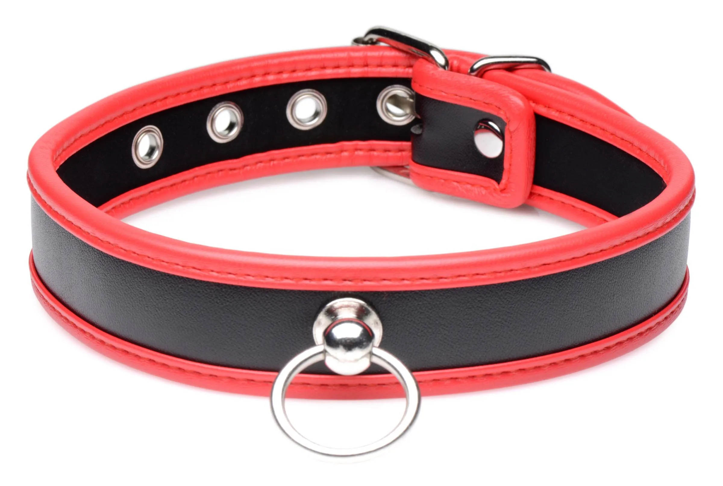 Scarlet Pet  Collar with O-Ring