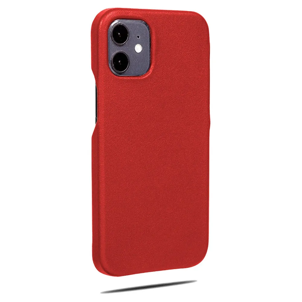 Scarlet Red iPhone 12 Leather Case