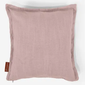 Scatter Cushion Cover 47 x 47cm - Linen Look Rose