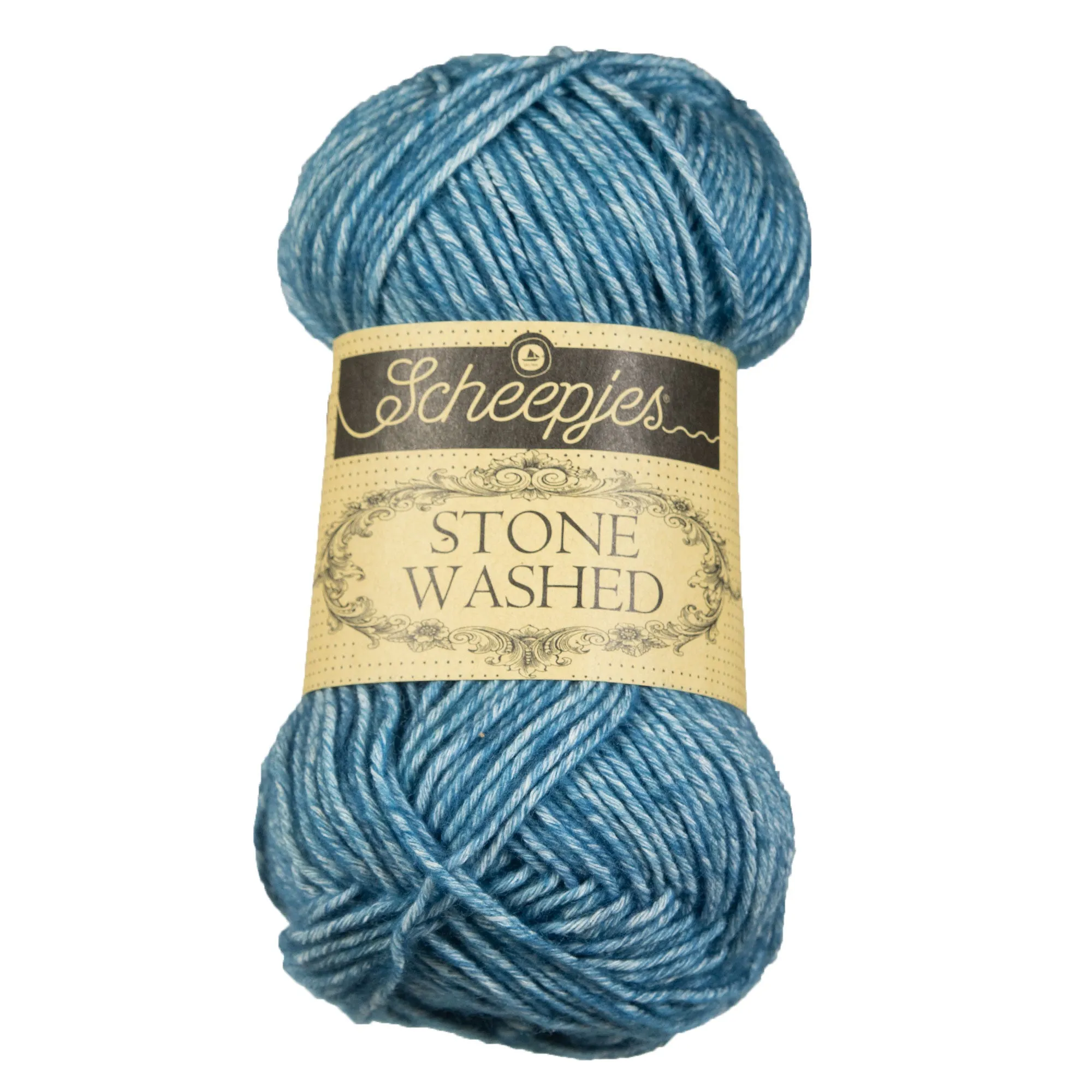 Scheepjes Stone Washed Yarn - 805 Blue Apatite