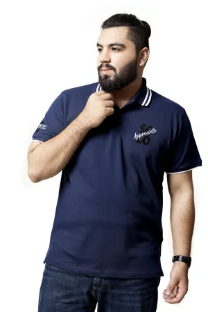 SCLO Navy Blue Polo (PLUS SIZE)