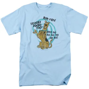 Scooby Doo Quoted Mens T Shirt Light Blue