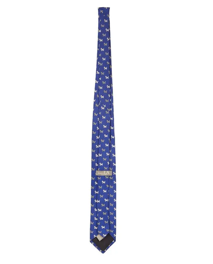 Scottie Dog Silk Tie