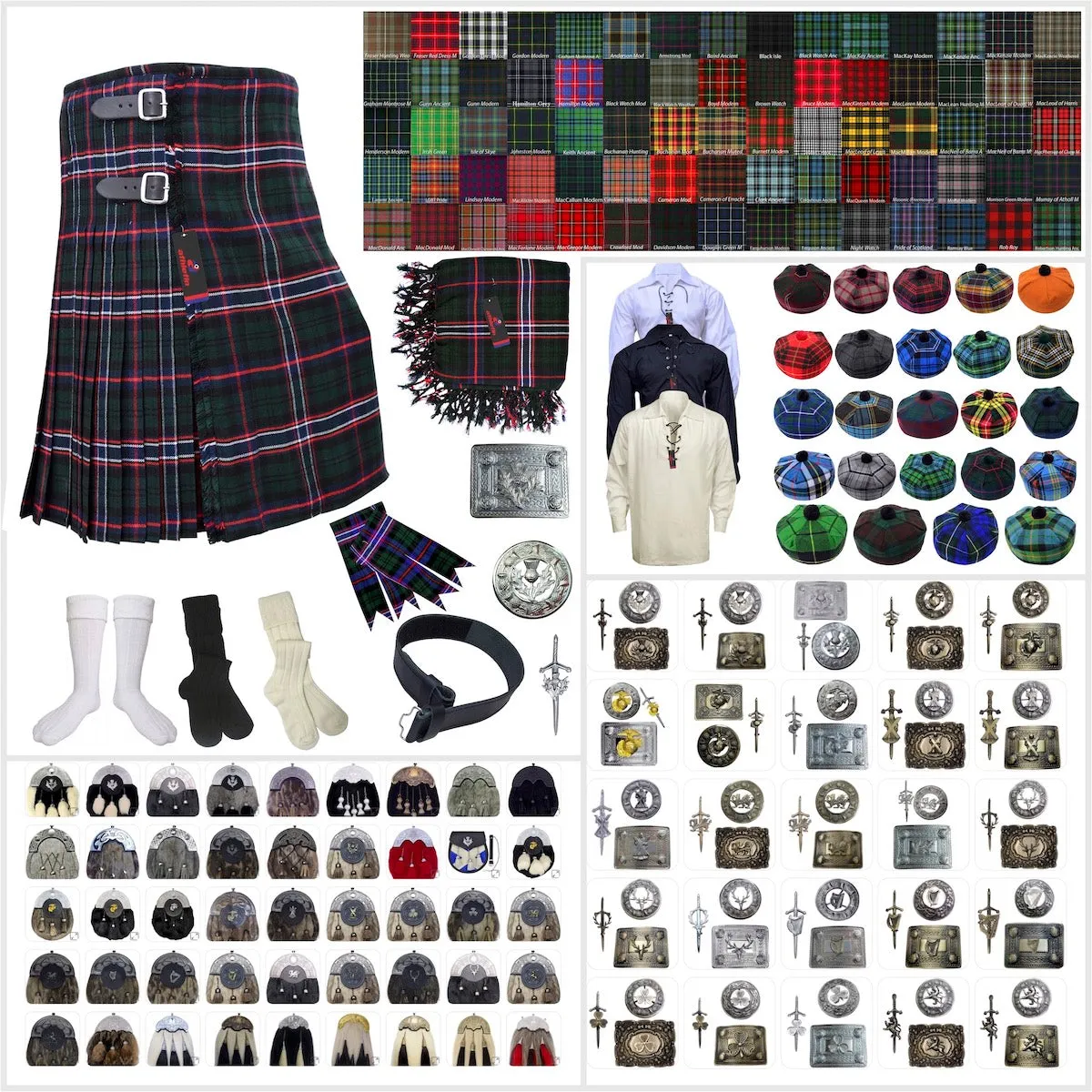 Scottish National Tartan Kilt - Embrace Scotland Forever