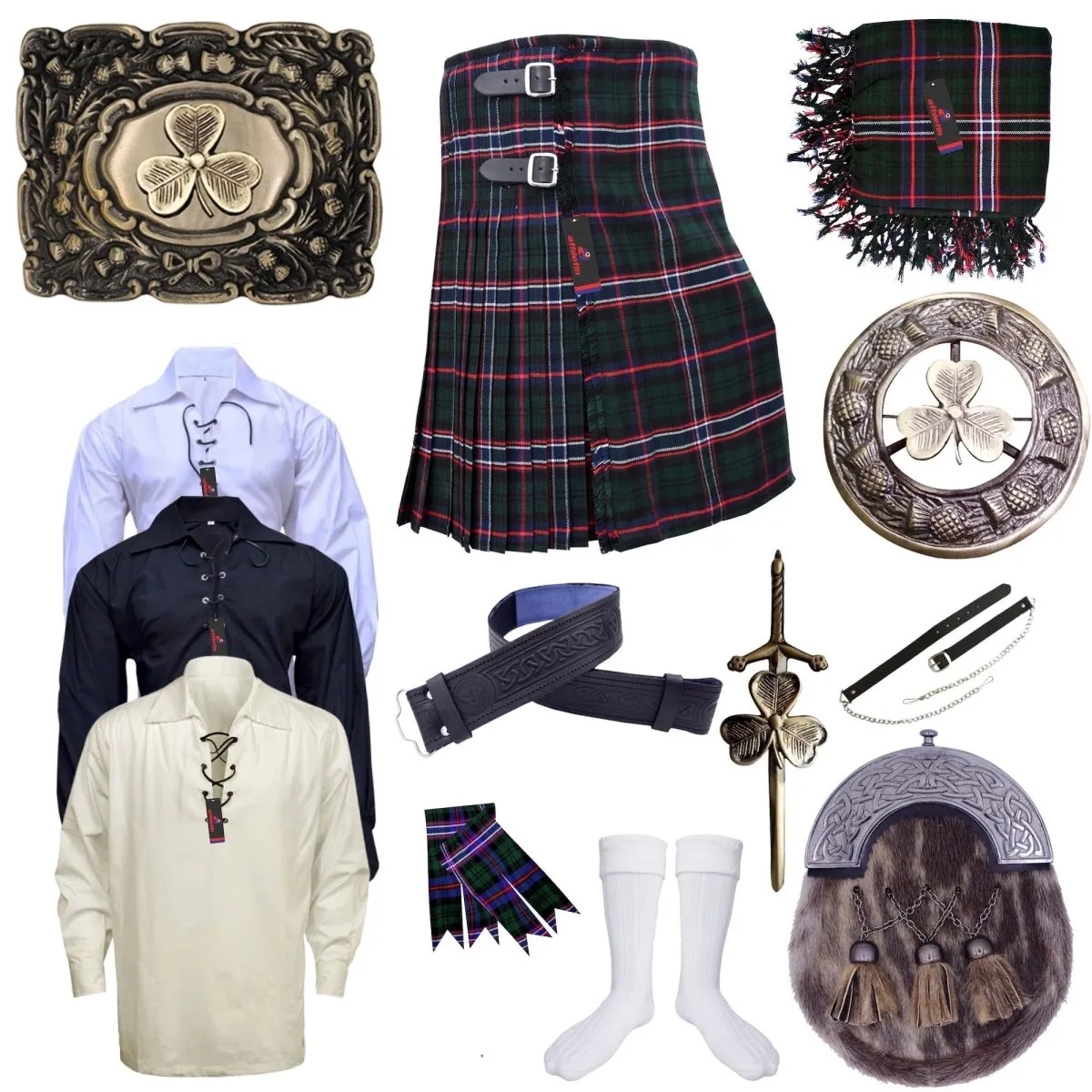 Scottish National Tartan Kilt - Embrace Scotland Forever