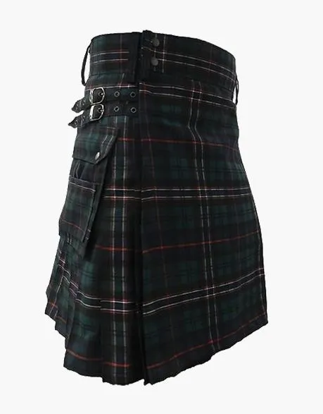 Scottish National Tartan Utility Kilt for Men