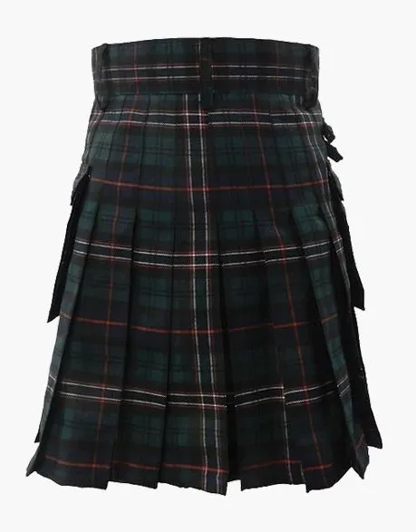 Scottish National Tartan Utility Kilt for Men