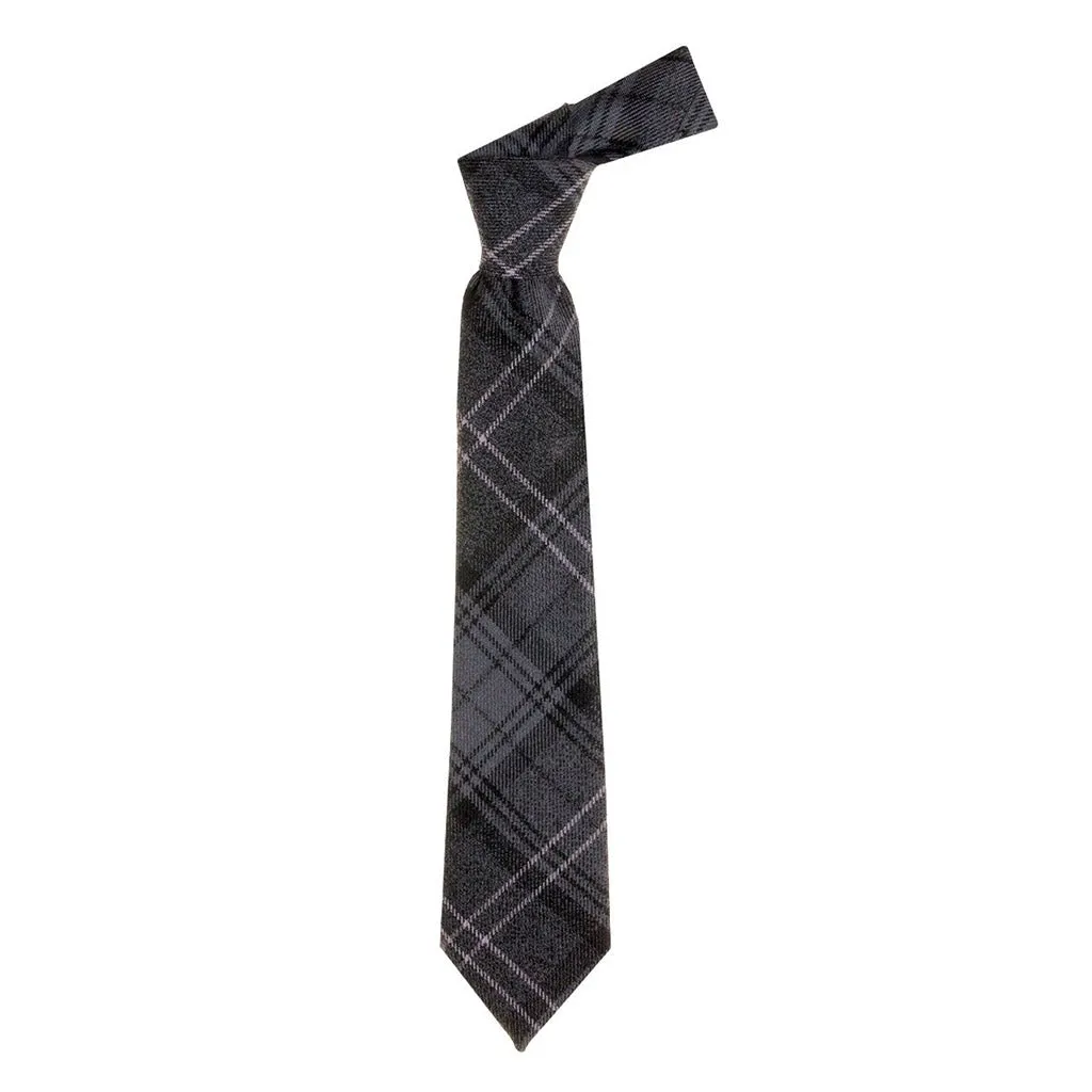 Scottish Neck Tie Tartan Granite