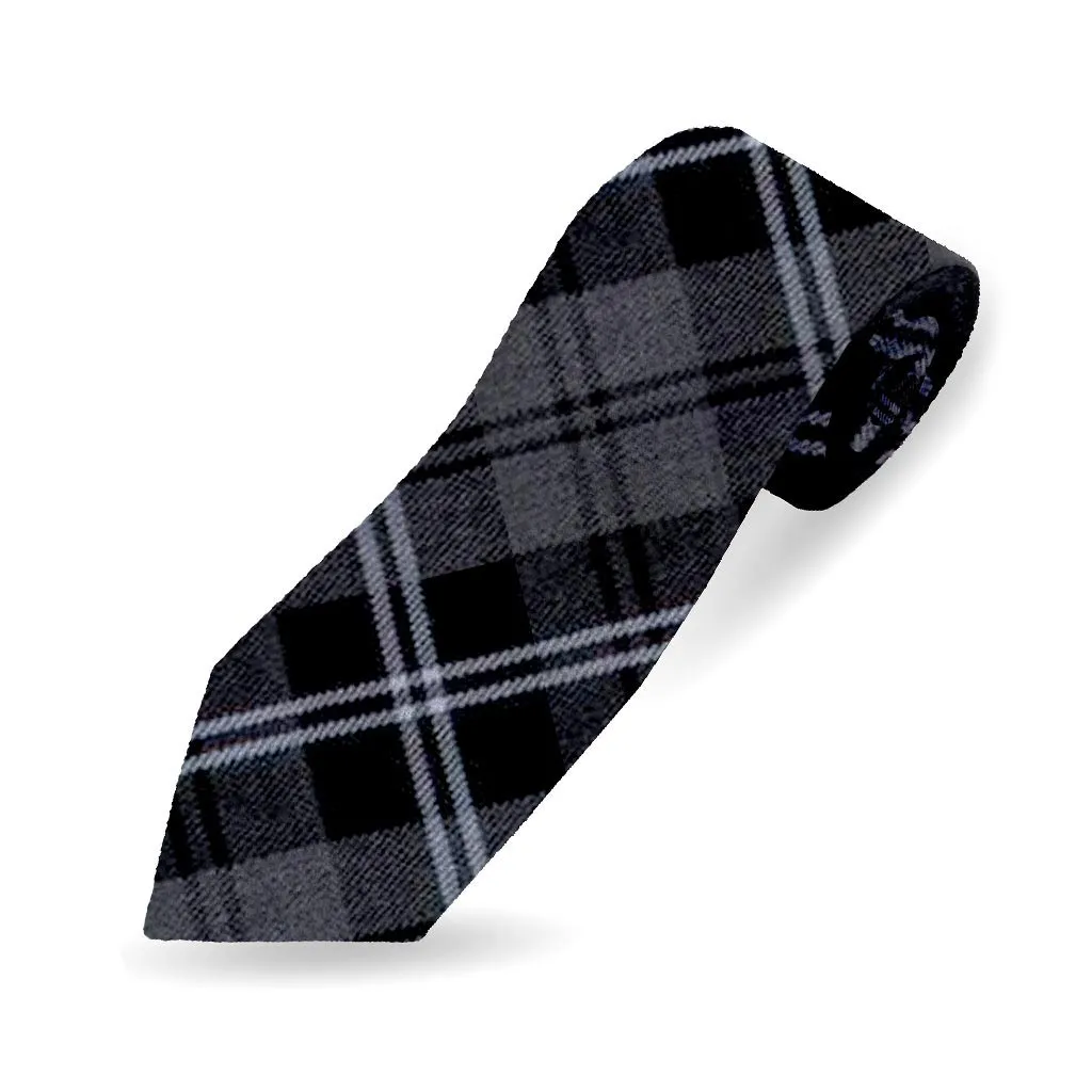 Scottish Neck Tie Tartan Granite