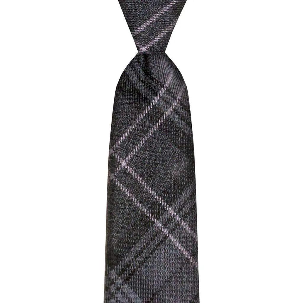 Scottish Neck Tie Tartan Granite