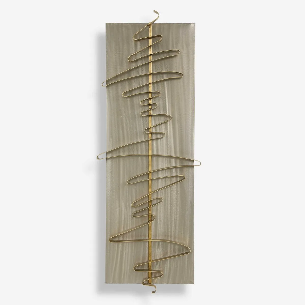 Script Modern Metal Wall Decor