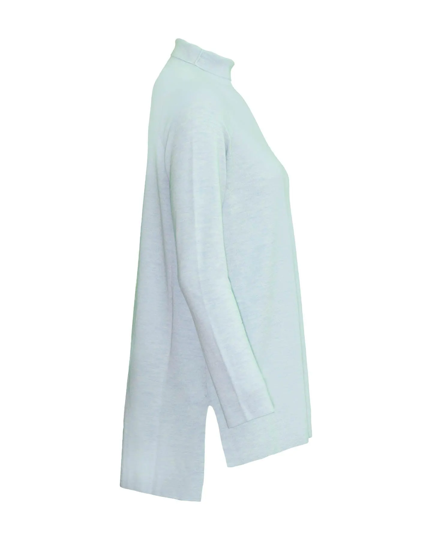 Scrunch Neck Merino Sweater