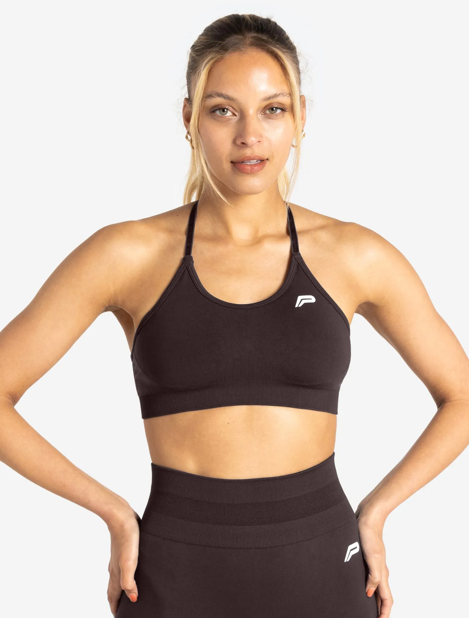 Scrunch Seamless Sports Bra - Chocolate Plum