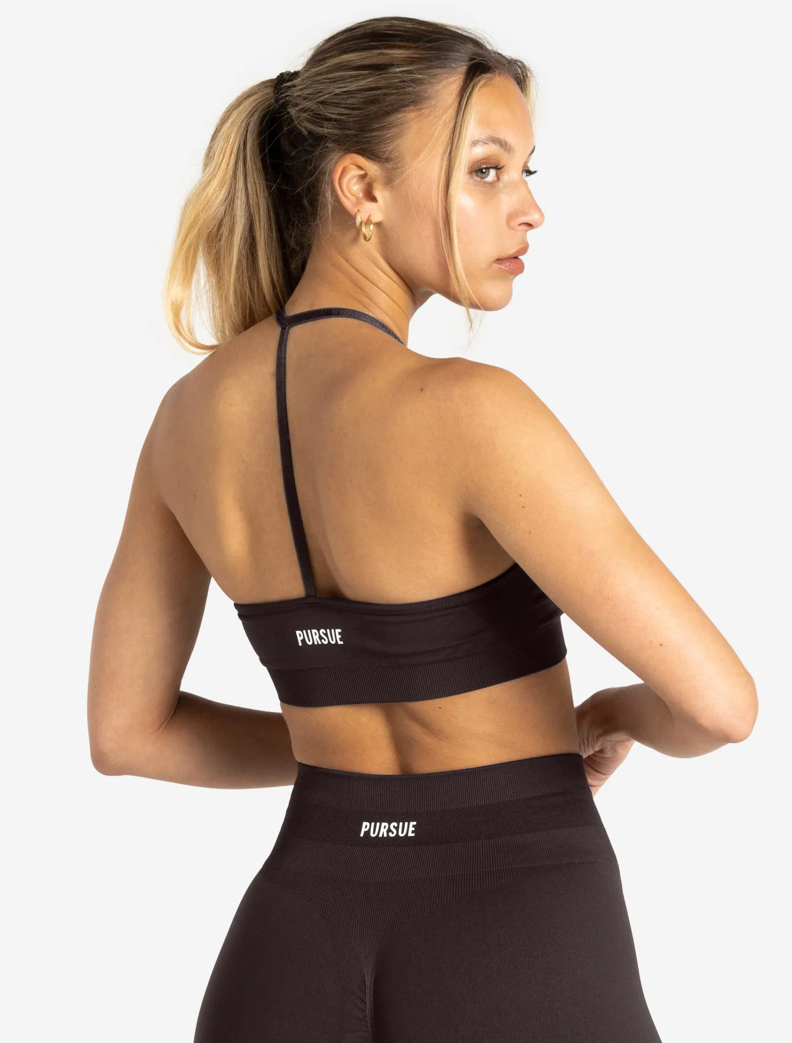 Scrunch Seamless Sports Bra - Chocolate Plum