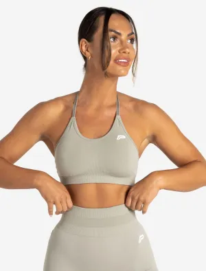 Scrunch Seamless Sports Bra - Sage