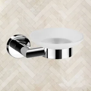 Scudo Delta Wall Mounted Soap Dish Holder in Chrome