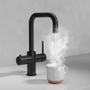 Scudo KoGE 3-in-1 Square Spout Boiling Water Tap Pack in Black - HOTPACK005