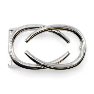 Sculptural Interlocking C Buckle 25mm