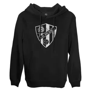 SD Huesca Mono Badge Fleece Pullover Hoodie - Black