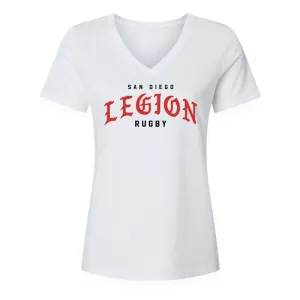 SD Legion "Old Town" Women's V-Neck in White