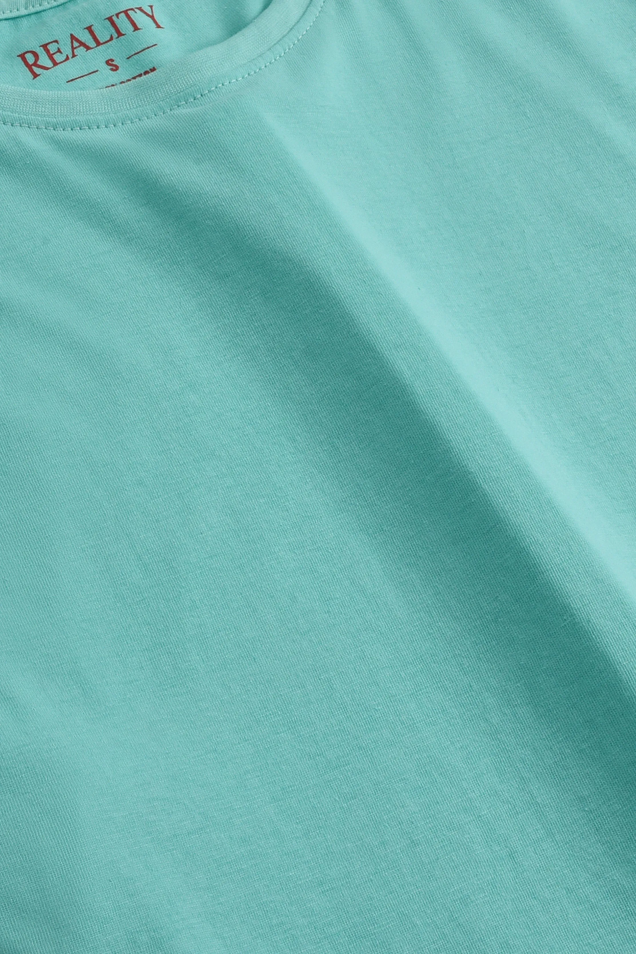 Sea Green Crew Neck T-shirt