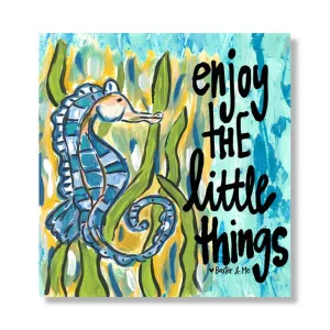 Sea Horse - Wrapped Canvas