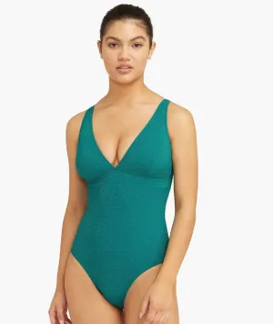 Sea Level Messina Panel Line Multifit One Piece Swimsuit - Vermont