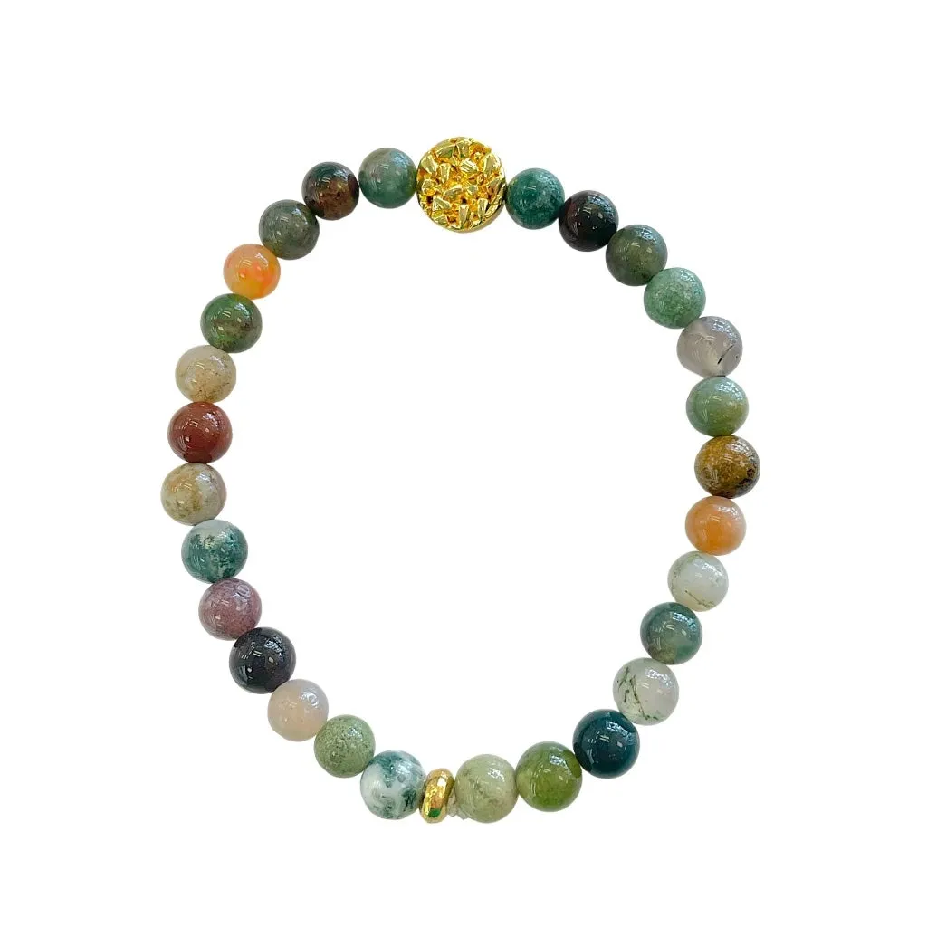 Sea Melody Gemstone Stretch Bracelets