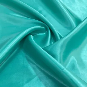 Seafoan Green Solid Satin Fabric