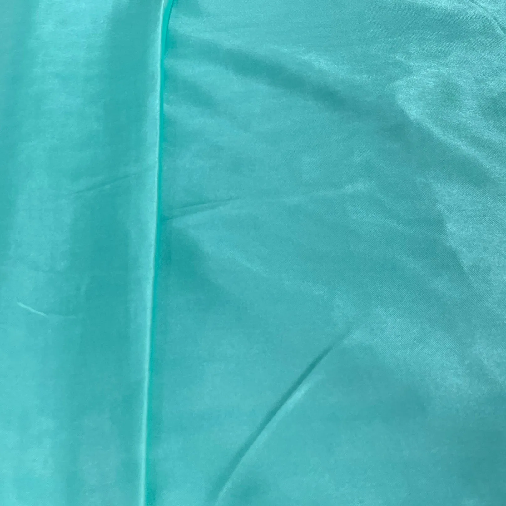 Seafoan Green Solid Satin Fabric