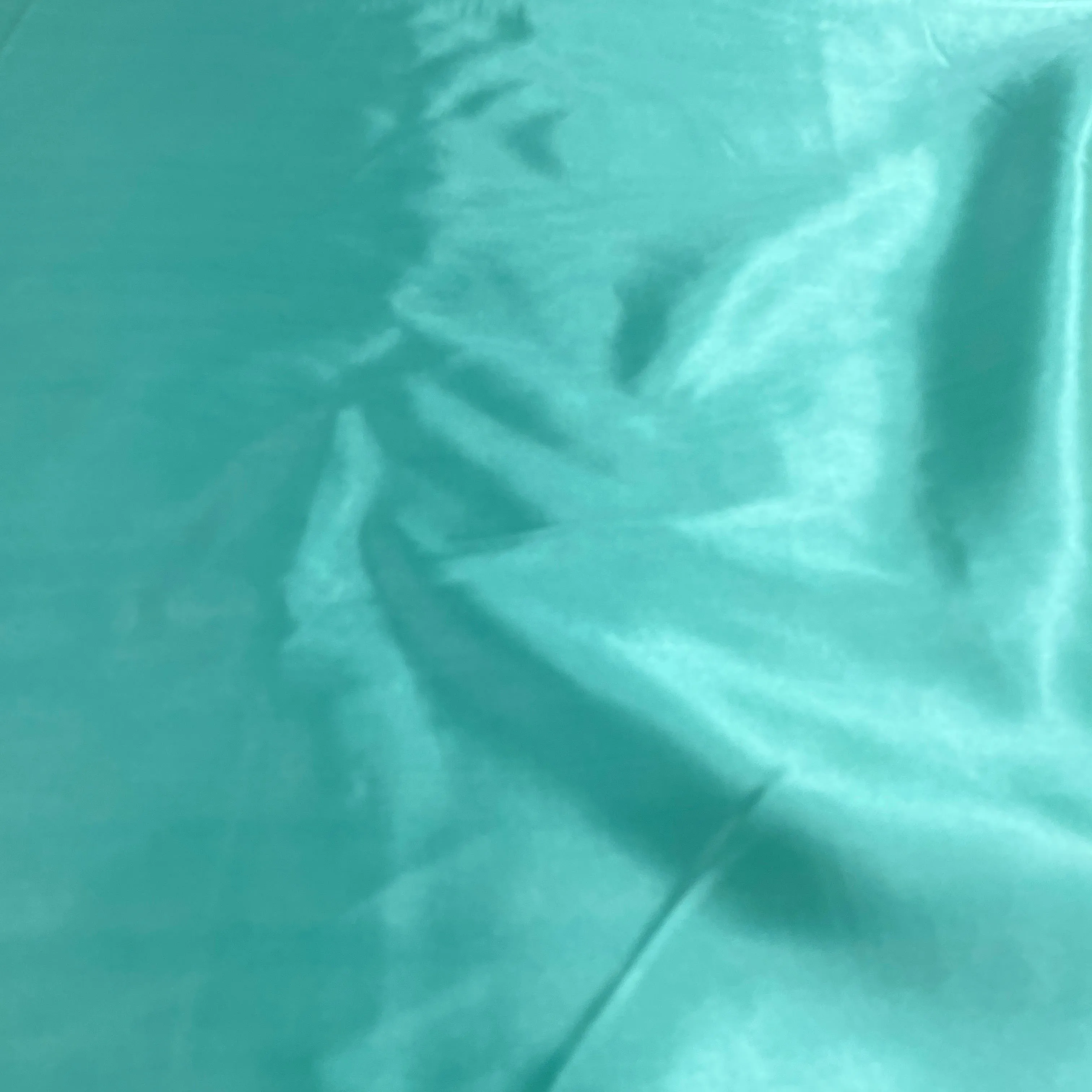 Seafoan Green Solid Satin Fabric