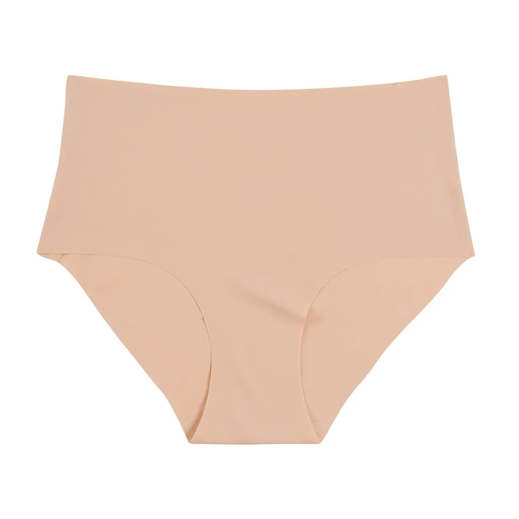 Seamless Panties - High Waisted Briefs