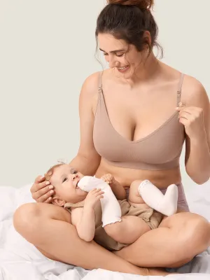 Seamless Soft Knit Nursing Bra