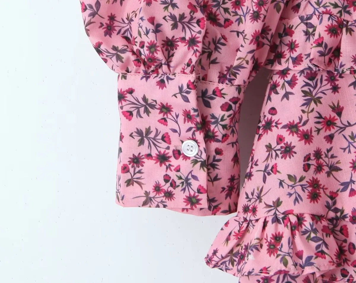 Seanna Floral Mini Dress in Pink