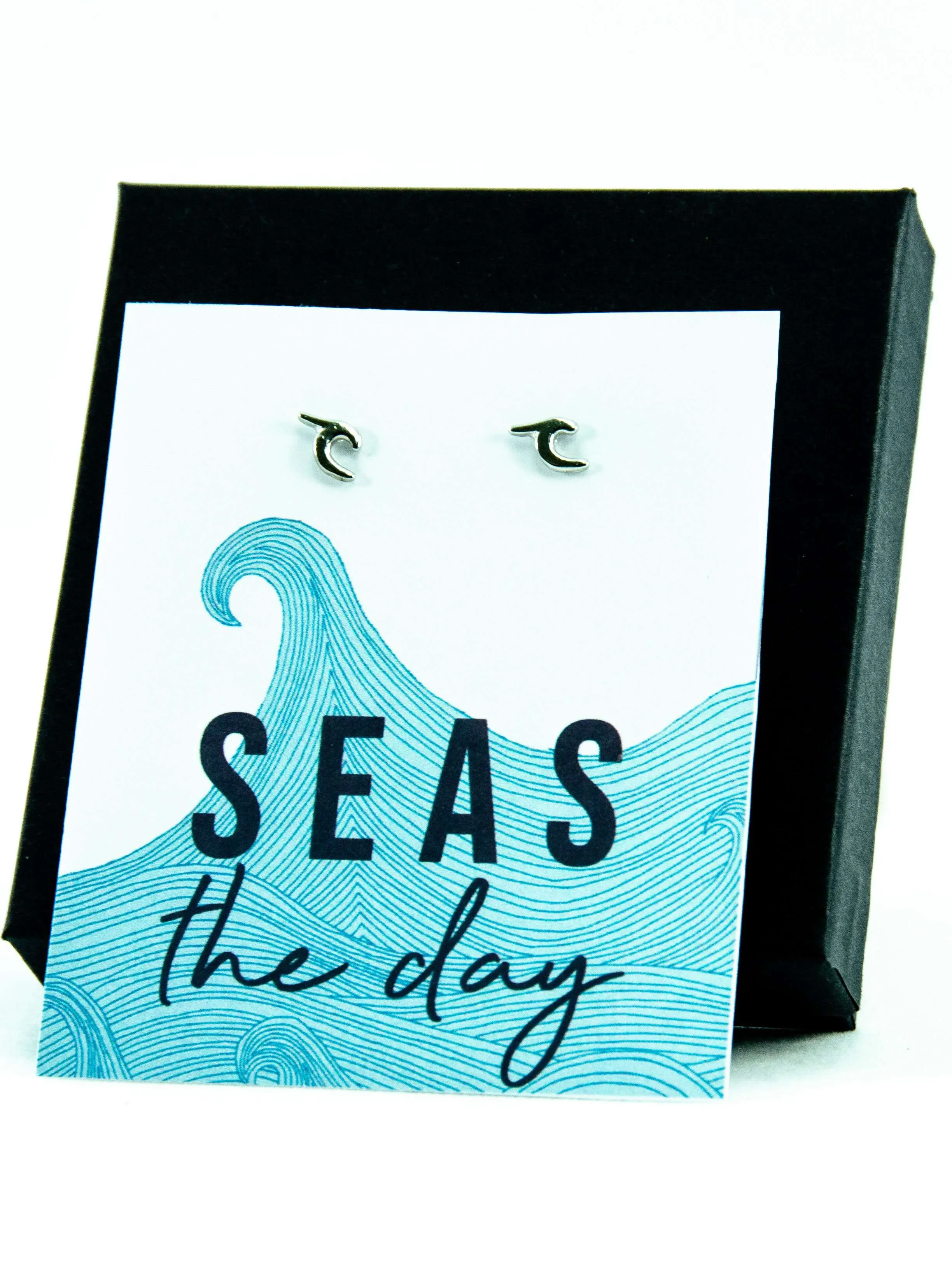 Seas The Day Wave Earrings