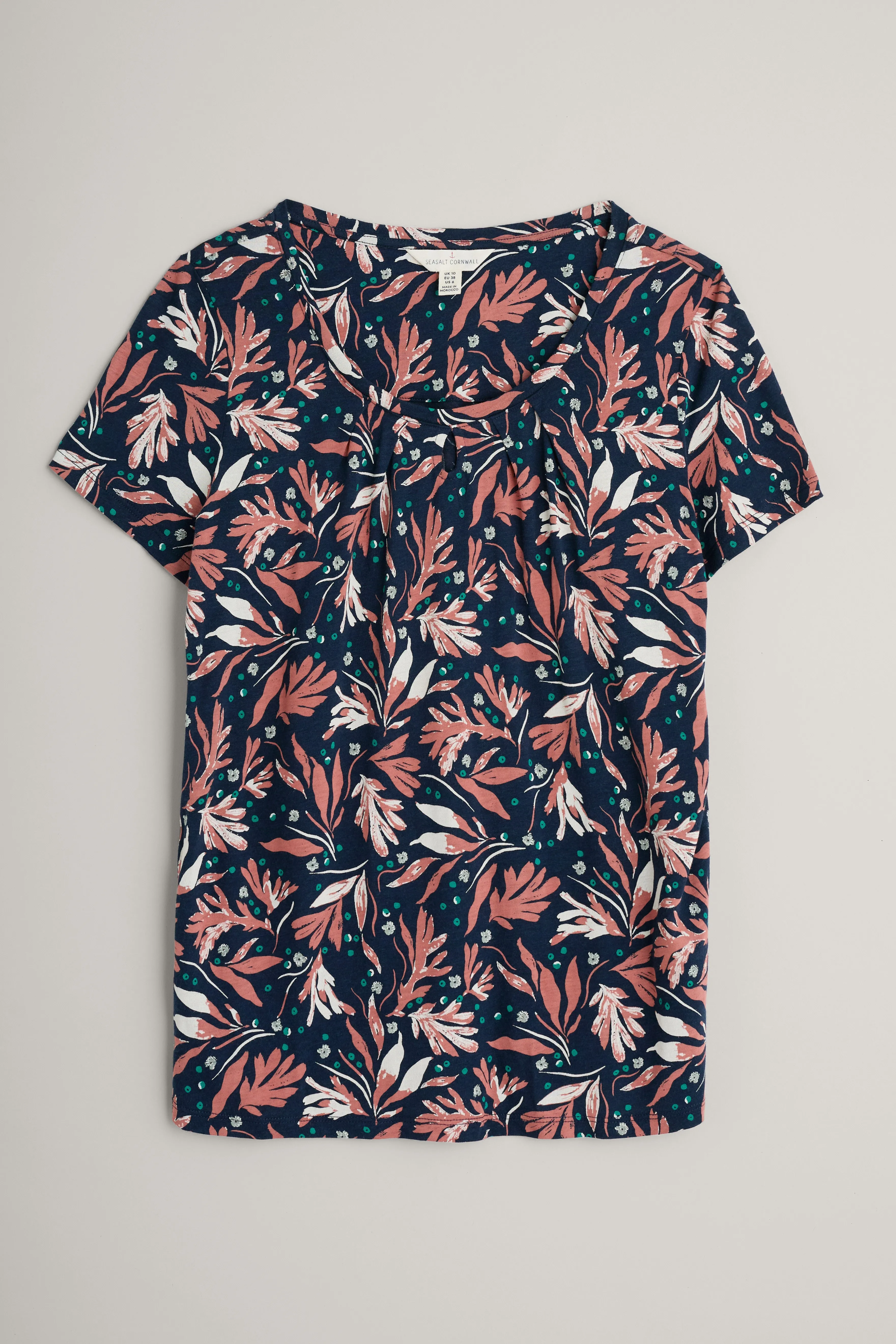 Seasalt Appletree T-Shirt-Seaweed Swirl Maritime