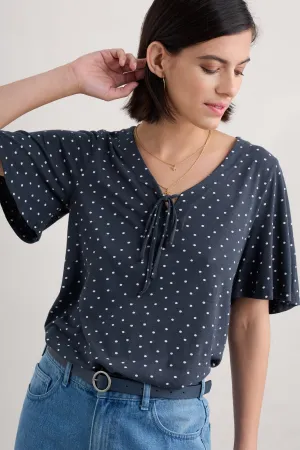 Seasalt Rose Dore Top in Rustic Spot Maritime