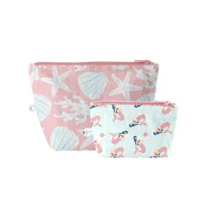 Seashells Stand-Up Pouch, Set of 2