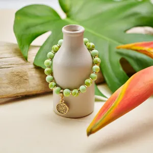 Seaside Green Petite Blossom Bracelet