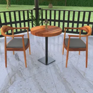 Seasonal Newberry Two Chair Small Round Table Dining Set