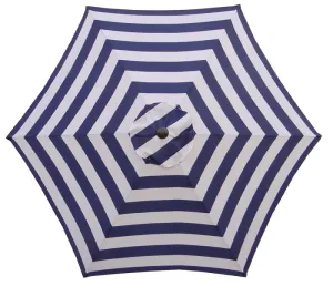 Seasonal Trends UM90BKOBD18/WT Umbrella, 2.5m/98.43 in H, 8.9 ft W Canopy, 8.9 ft L Canopy, Round Canopy :EA: QUANTITY: 1