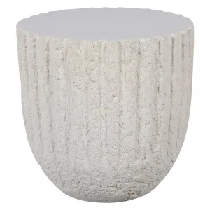 Seattle 20'' Outdoor End Table White