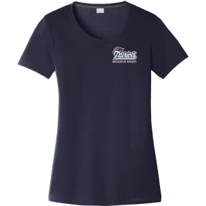 Secaucus Patriots Ladies PosiCharge Competitor Cotton Touch Scoop Neck Tee