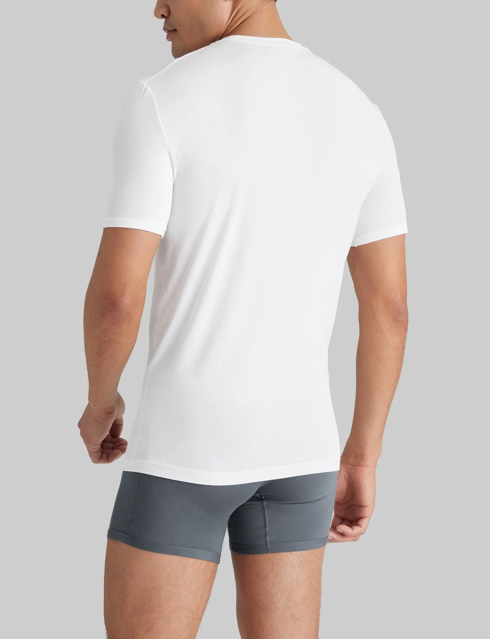 Second Skin Crew Neck Stay-Tucked Undershirt