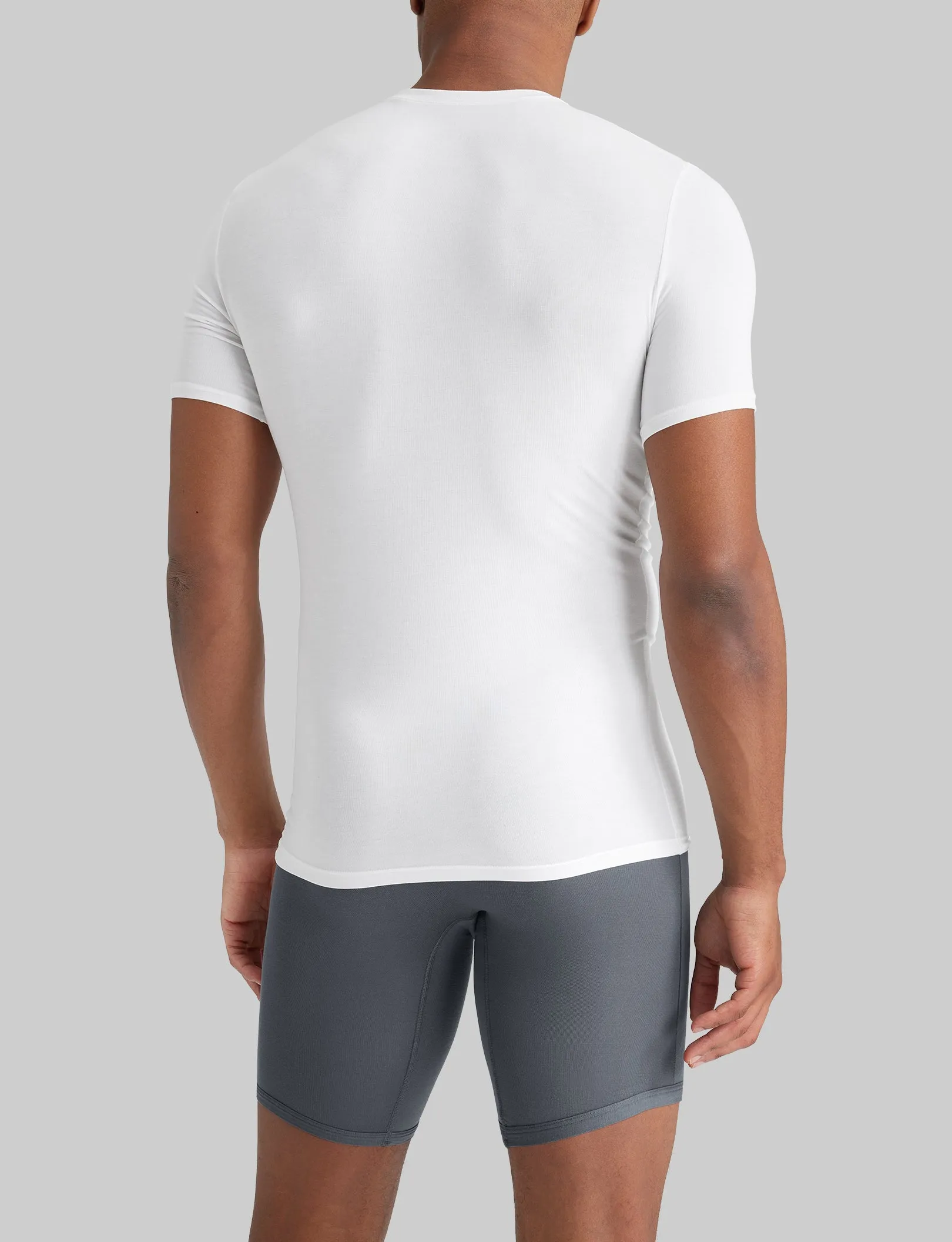 Second Skin High V-Neck Stay-Tucked Undershirt