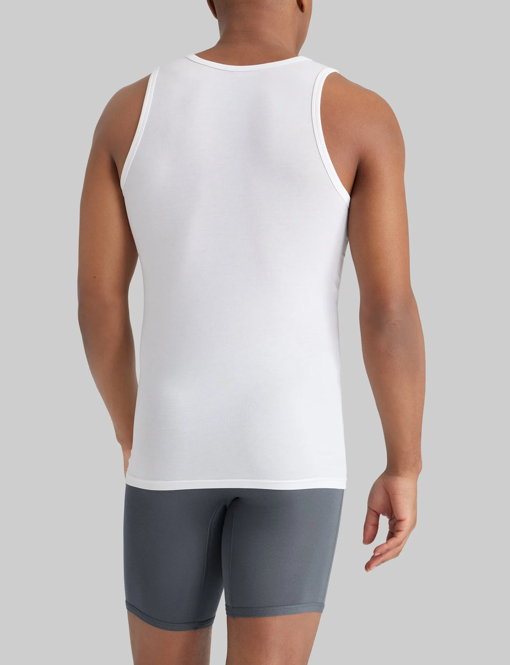 Second Skin Tank Stay-Tucked Undershirt (6-Pack)