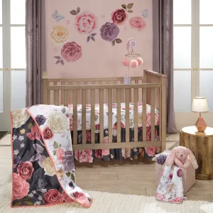 Secret Garden 3-Piece Crib Bedding Set