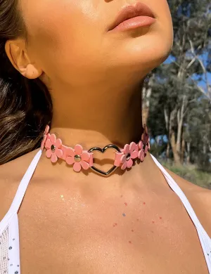 SECRET GARDEN CHOKER - PINK