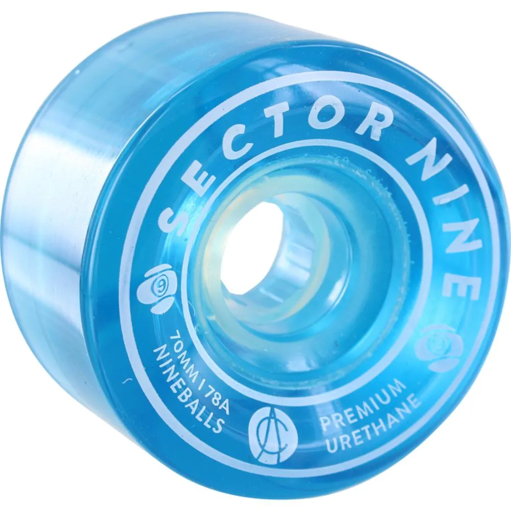 Sector 9 Nineballs 70mm 78A Blue Skateboard Wheels